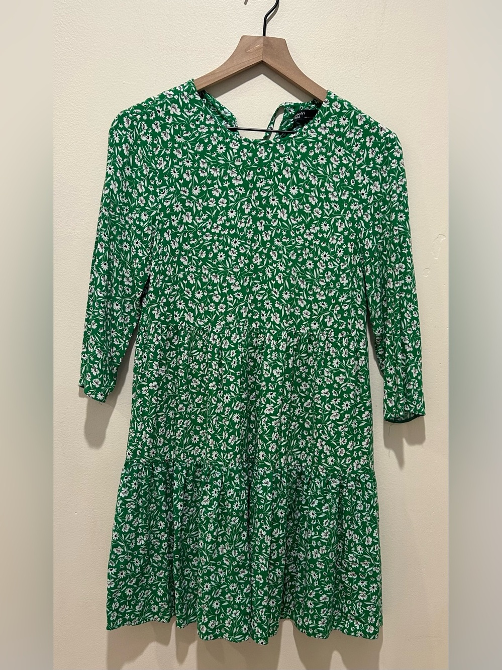 Nobody’s Child Green and White Floral Dress - Women’s Size 6